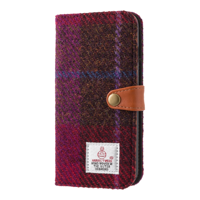 【iPhone8/7 ケース】RILEGA Harris Tweed Flip (マゼンダチェック)goods_nameサブ画像