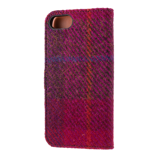 【iPhone8/7 ケース】RILEGA Harris Tweed Flip (マゼンダチェック)サブ画像