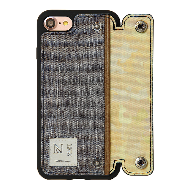 【iPhoneSE(第3/2世代)/8/7 ケース】フラップポケットケース ”CAMPANELLA” (Gray)goods_nameサブ画像