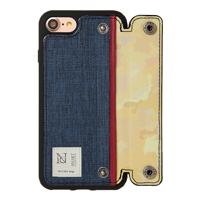 【iPhoneSE(第3/2世代)/8/7 ケース】フラップポケットケース ”CAMPANELLA” (Navy)サブ画像