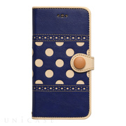 【iPhoneSE(第3/2世代)/8/7 ケース】POLKA DOT (Navy)