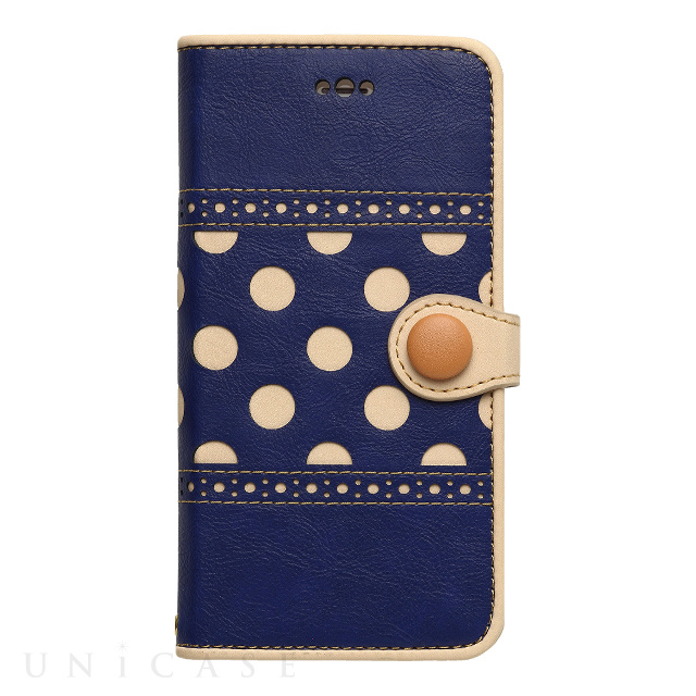 【iPhoneSE(第3/2世代)/8/7 ケース】POLKA DOT (Navy)