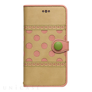 【iPhoneSE(第3/2世代)/8/7 ケース】POLKA DOT (Beige)