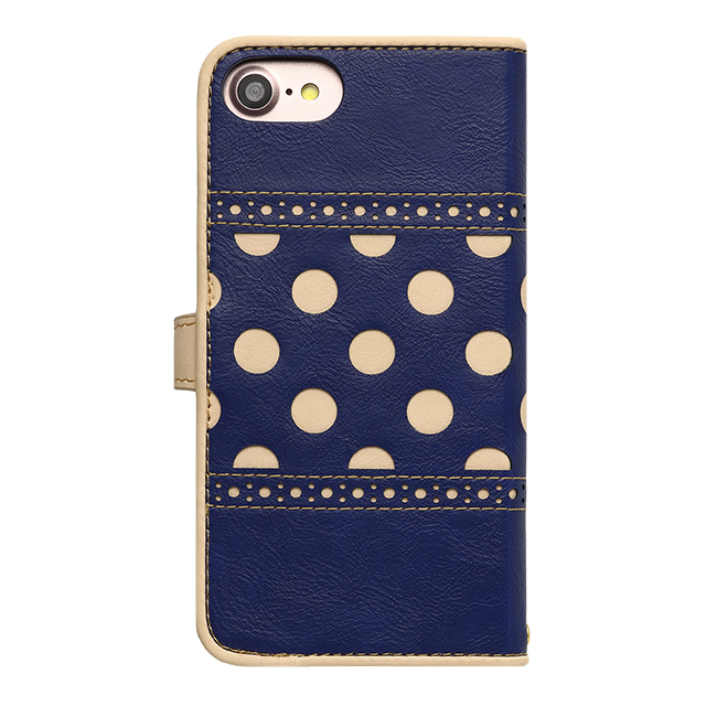 【iPhoneSE(第3/2世代)/8/7 ケース】POLKA DOT (Navy)サブ画像