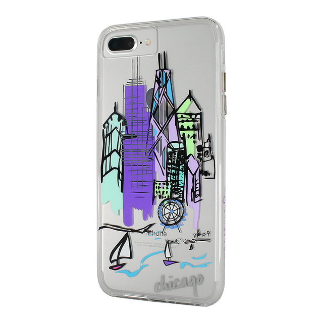 【iPhone8 Plus/7 Plus ケース】Hybrid Tough Naked Case Designers CITY Prints (CHICAGO/SKYLINE)goods_nameサブ画像