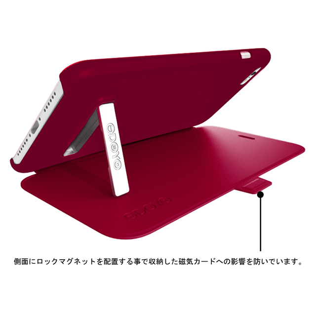 【iPhone8 Plus/7 Plus ケース】KICK FOLIO (Cherry Red)goods_nameサブ画像