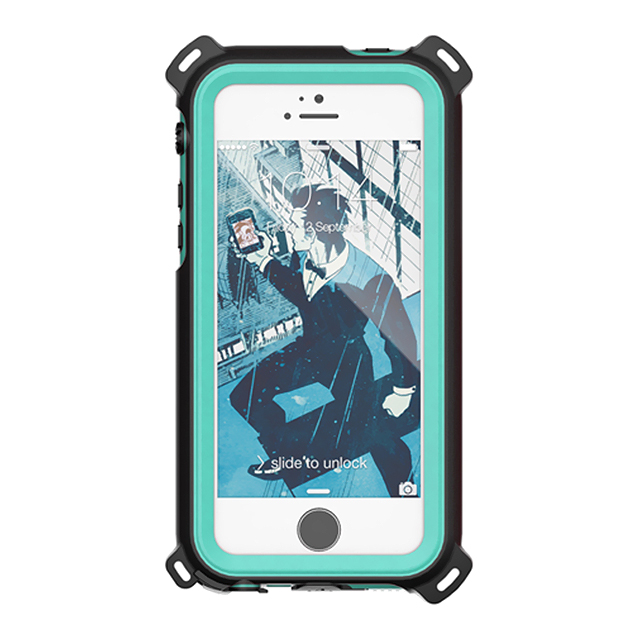 【iPhoneSE(第1世代)/5s/5 ケース】Nautical (Teal Blue)goods_nameサブ画像