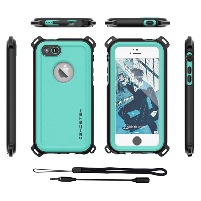 【iPhoneSE(第1世代)/5s/5 ケース】Nautical (Teal Blue)goods_nameサブ画像