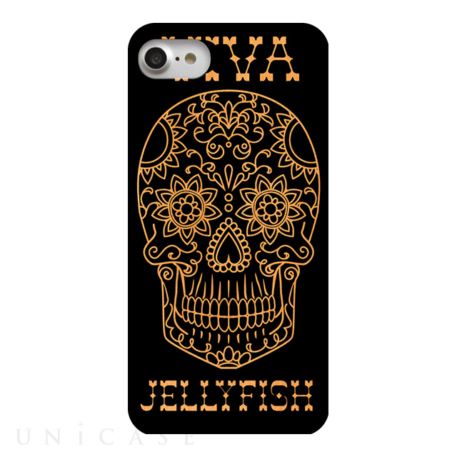 【iPhone8/7 ケース】木彫りケース (VIVA Skull)