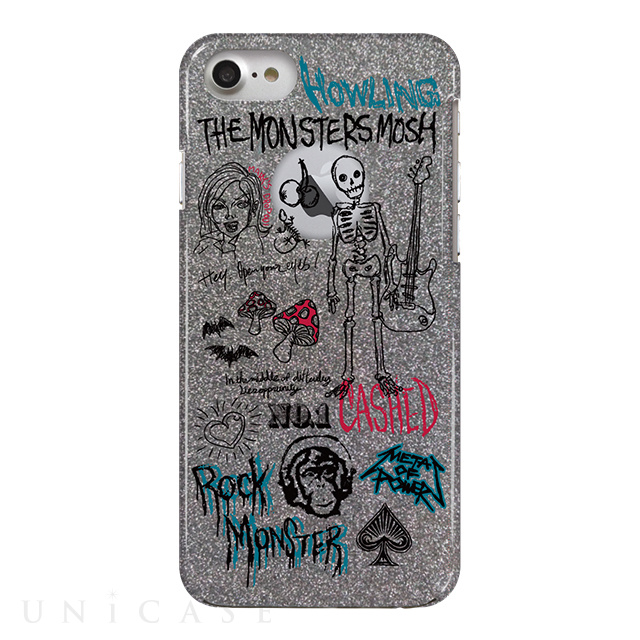 【iPhone8/7 ケース】グリッターケース (Rock monster)