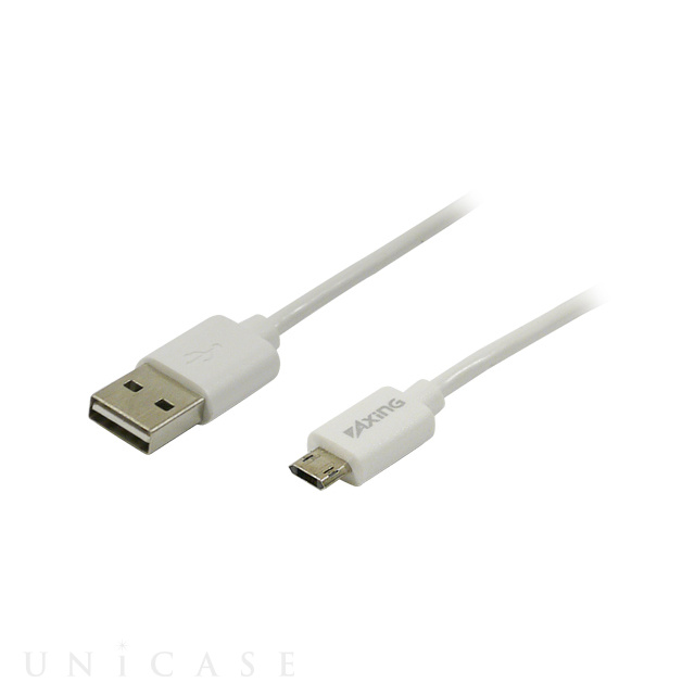 WリバーシブルmicroUSBケーブル1.2m (ホワイト)