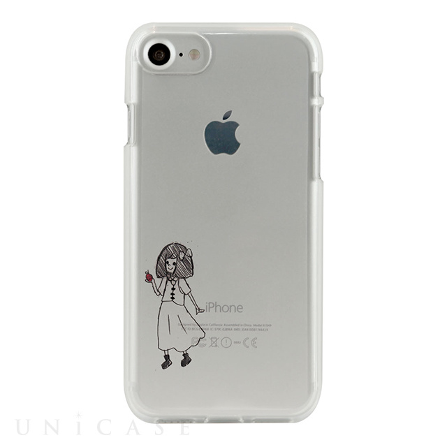 【iPhone8/7 ケース】CLEAR CASE (sewing girl)