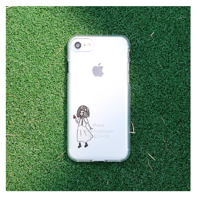 【iPhone8/7 ケース】CLEAR CASE (sewing girl)goods_nameサブ画像