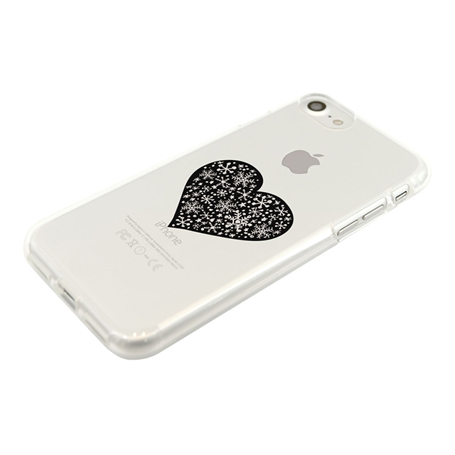 【iPhone8/7 ケース】CLEAR CASE (snow heart)goods_nameサブ画像