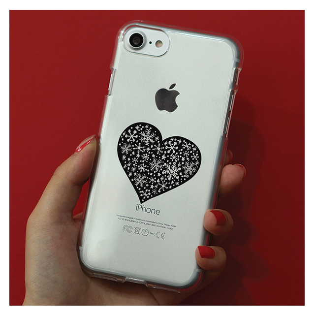 【iPhone8/7 ケース】CLEAR CASE (snow heart)goods_nameサブ画像