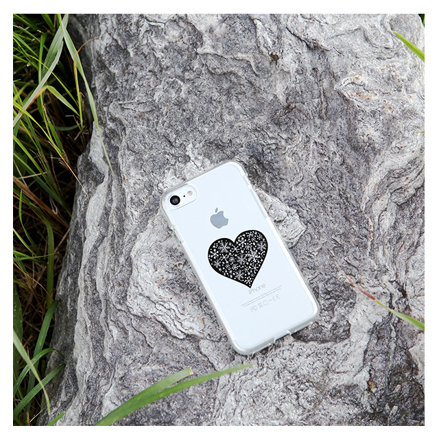 【iPhone8/7 ケース】CLEAR CASE (snow heart)goods_nameサブ画像