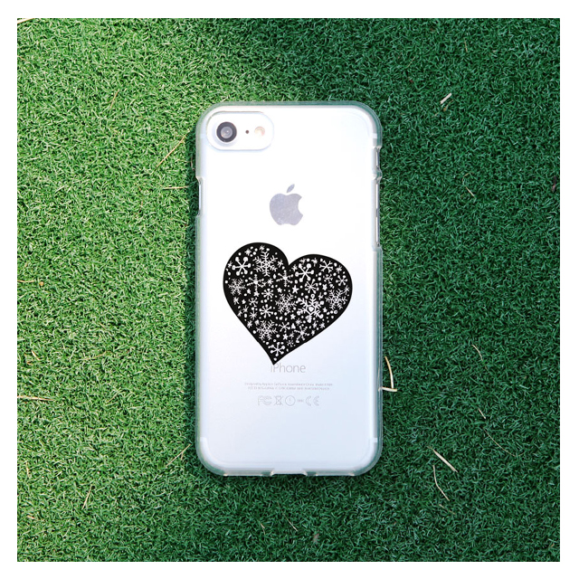 【iPhone8/7 ケース】CLEAR CASE (snow heart)goods_nameサブ画像