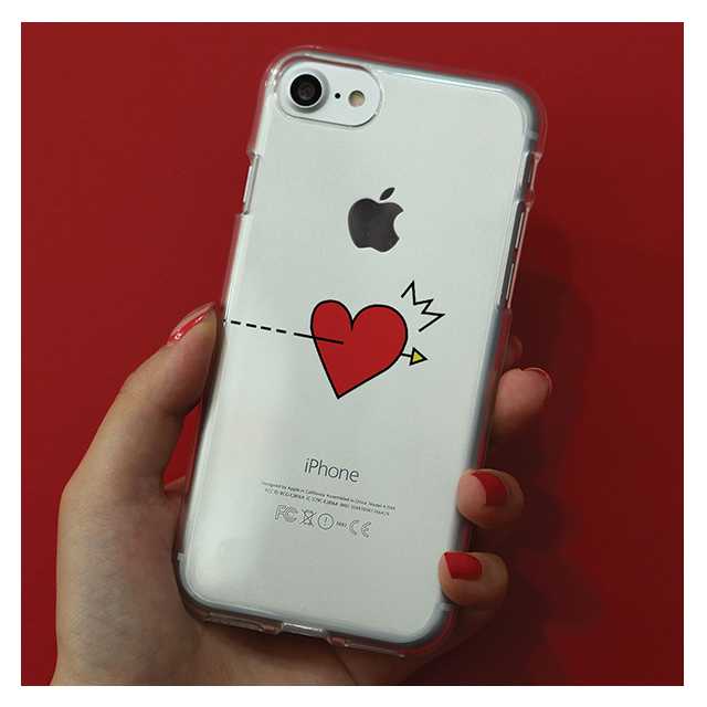 【iPhone8/7 ケース】CLEAR CASE (pop heart)サブ画像