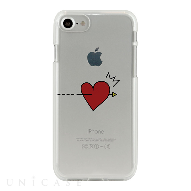 【iPhone8/7 ケース】CLEAR CASE (pop heart)