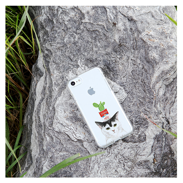 【iPhone8/7 ケース】CLEAR CASE (Cactus cat)goods_nameサブ画像