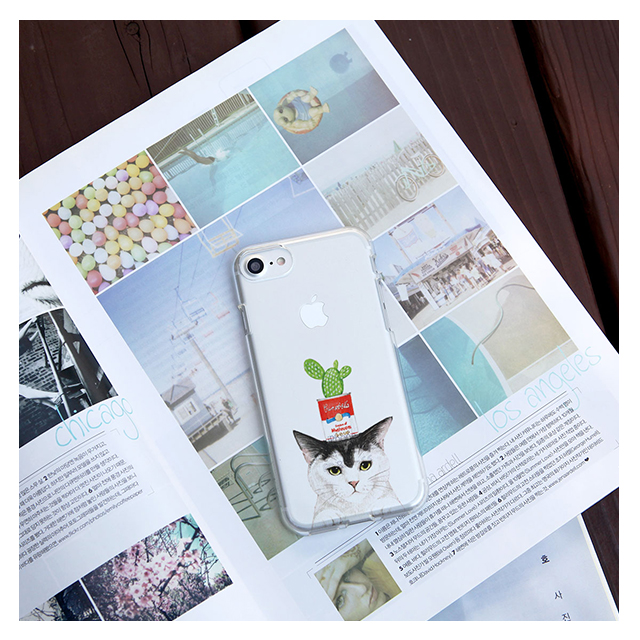 【iPhone8/7 ケース】CLEAR CASE (Cactus cat)goods_nameサブ画像