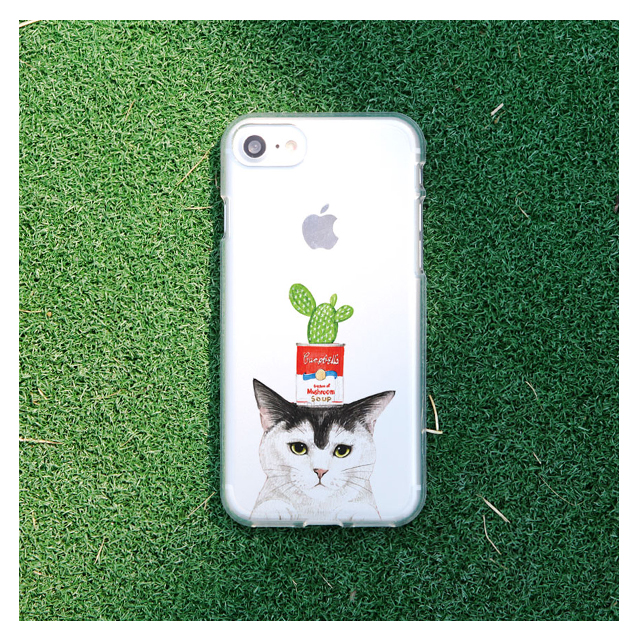 【iPhone8/7 ケース】CLEAR CASE (Cactus cat)goods_nameサブ画像