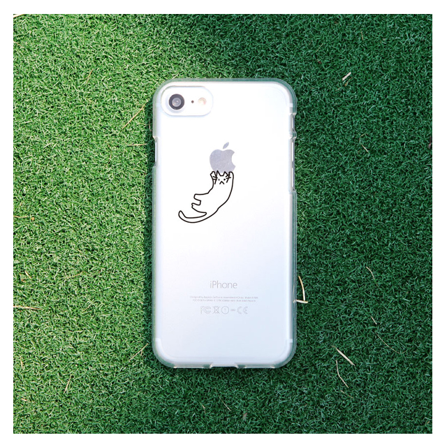 【iPhone8/7 ケース】CLEAR CASE (Hanging cat)goods_nameサブ画像