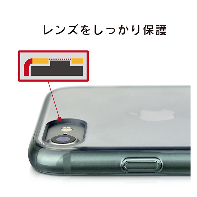 【iPhoneSE(第3/2世代)/8/7 ケース】Turtle 高硬度7Hクリアケース (クリア)goods_nameサブ画像