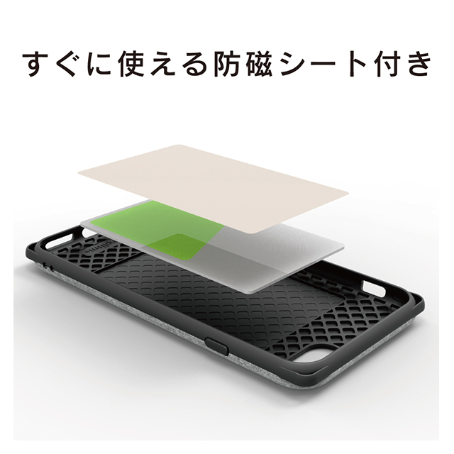 【iPhoneSE(第3/2世代)/8/7 ケース】Fablex 衝撃吸収ケース (マットブラック)サブ画像