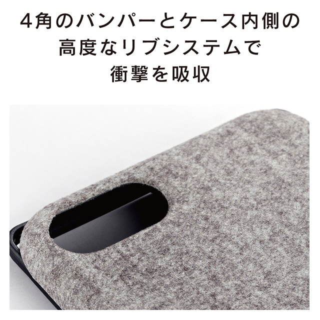 【iPhoneSE(第3/2世代)/8/7 ケース】Fablex 衝撃吸収ケース (レッド)goods_nameサブ画像