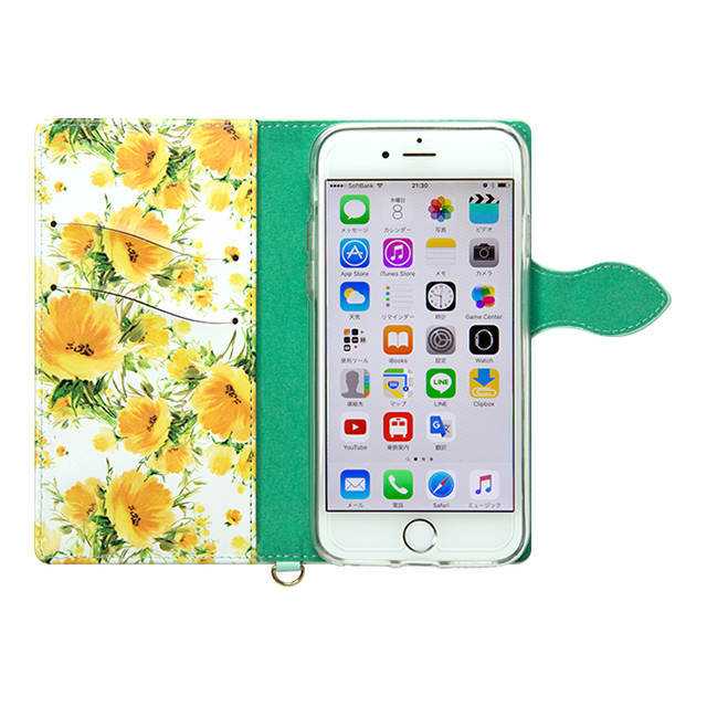 【iPhone8 Plus/7 Plus ケース】Fleur (Mint)サブ画像