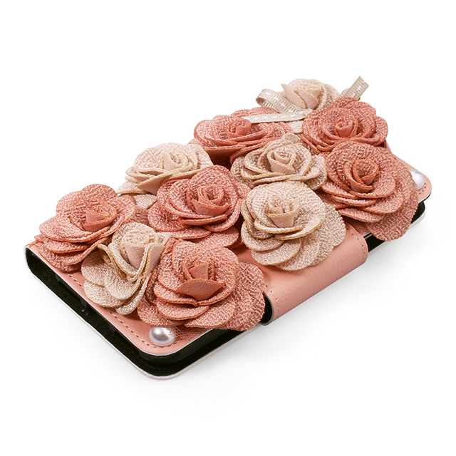 【iPhoneSE(第3/2世代)/8/7 ケース】Bella Rosette Diary (ピンク)goods_nameサブ画像