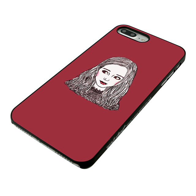 【iPhone8 Plus/7 Plus ケース】ブラックケース (少女の肖像画 2)goods_nameサブ画像