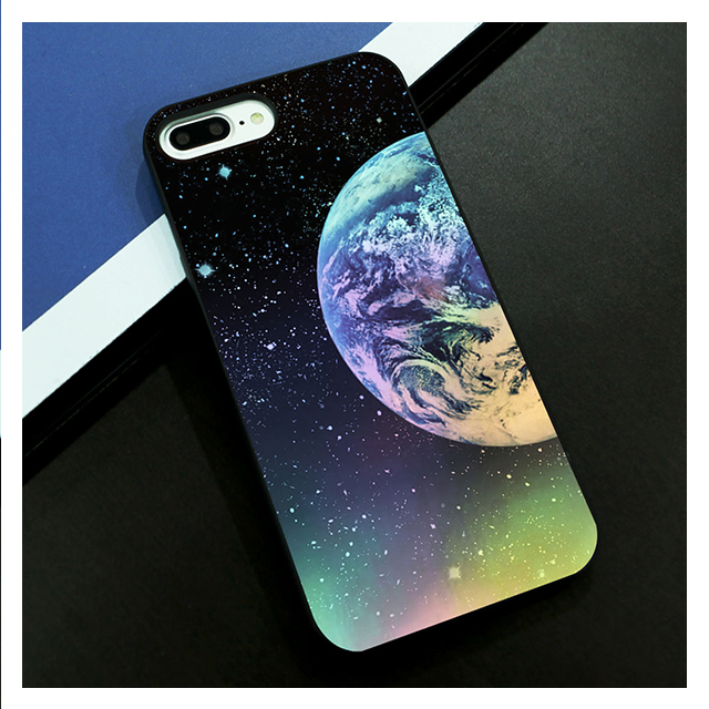 【iPhone8 Plus/7 Plus ケース】Twinkle Case Earth＆Moon (Earth Right)goods_nameサブ画像