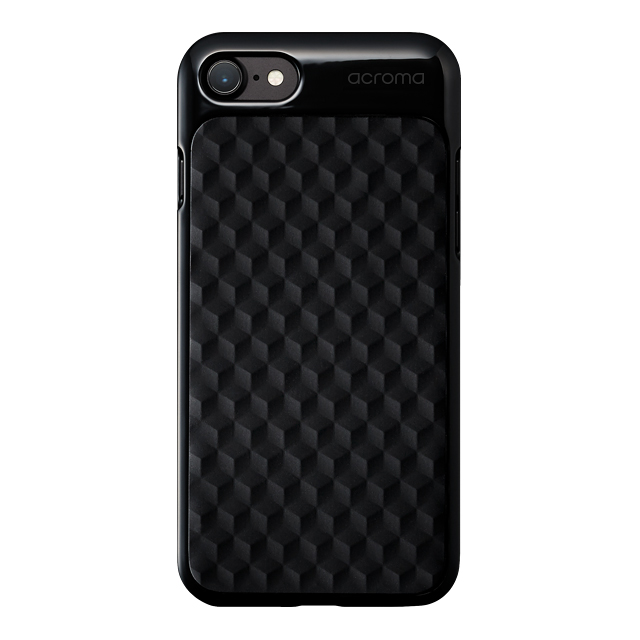 【iPhoneSE(第2世代)/8/7 ケース】Texture case for iPhone7(Hexagon Black)goods_nameサブ画像