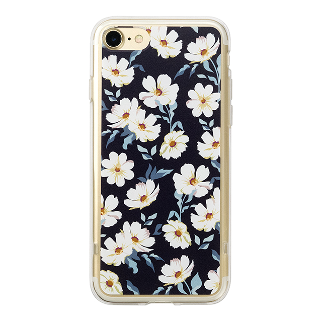 【iPhoneSE(第3/2世代)/8/7 ケース】Flower Series for iPhone7(Navy)サブ画像