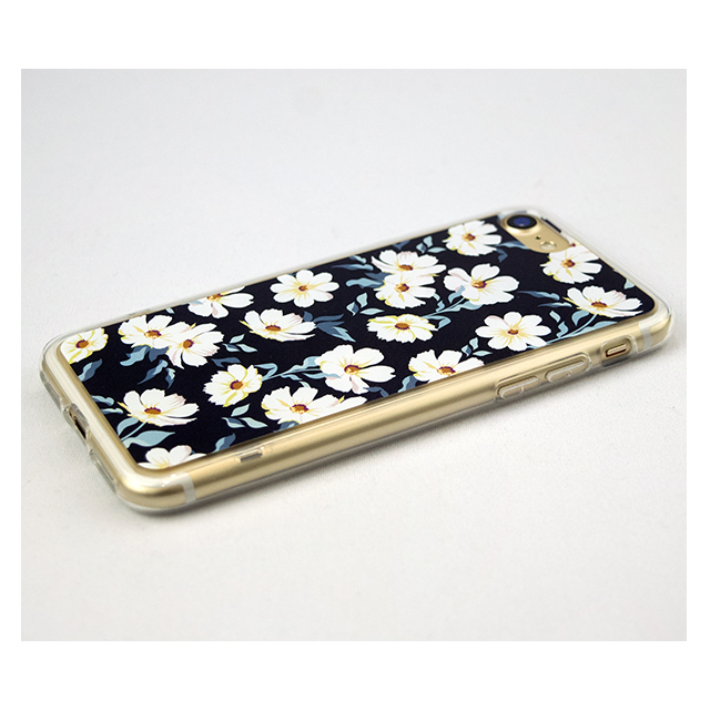 【iPhoneSE(第3/2世代)/8/7 ケース】Flower Series for iPhone7(Navy)サブ画像