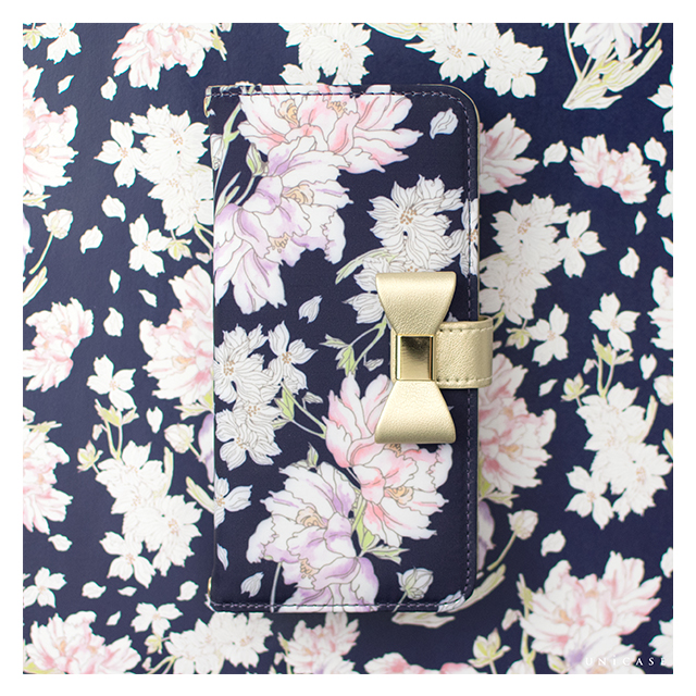 【iPhoneSE(第3/2世代)/8/7/6s/6 ケース】Flower Series wallet case for iPhone7/6s/6(Chic Peony）サブ画像