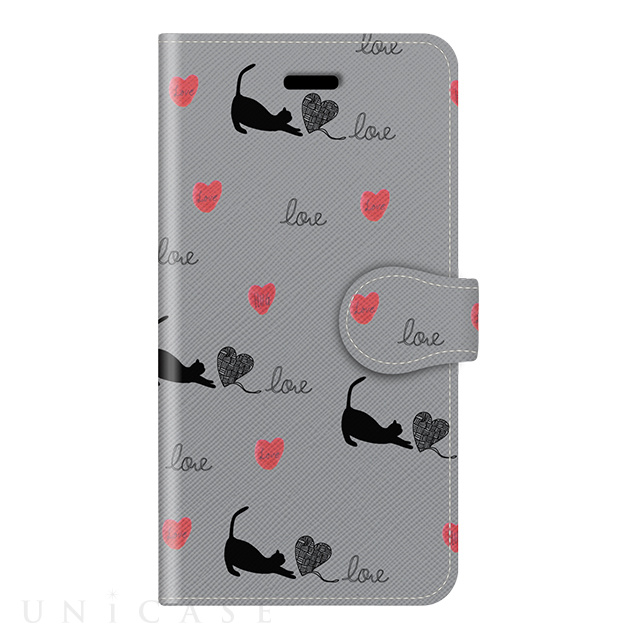 【iPhone8/7 ケース】KATE SAKAI 手帳型ケース (Heart cat)