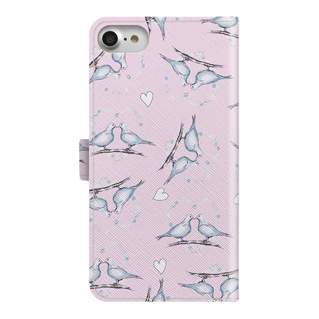 【iPhone8/7 ケース】KATE SAKAI 手帳型ケース (pigeon pink)goods_nameサブ画像