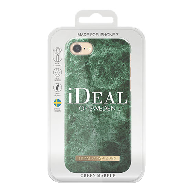 【iPhone8/7 ケース】Fashion Case (Green Marble)サブ画像