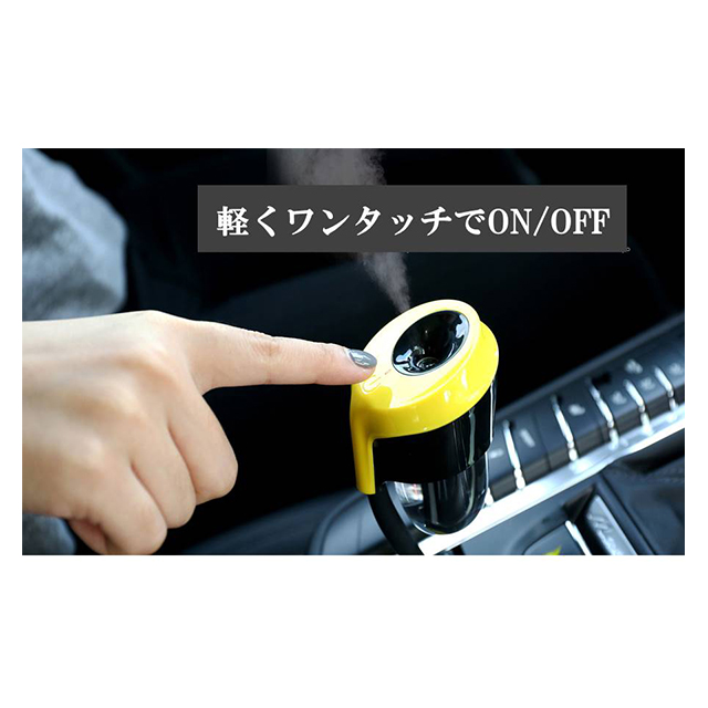 車専用加湿器+2USBポート付 (黒×黄)goods_nameサブ画像