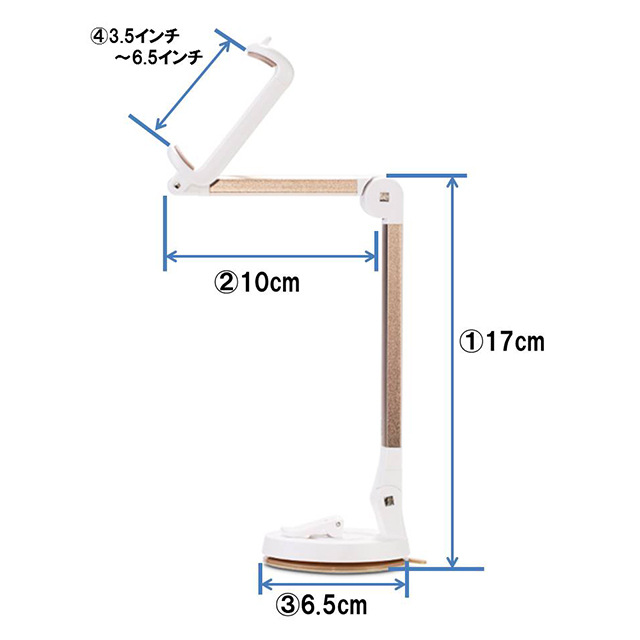 PHONE HOLDER STAND (Silver)goods_nameサブ画像