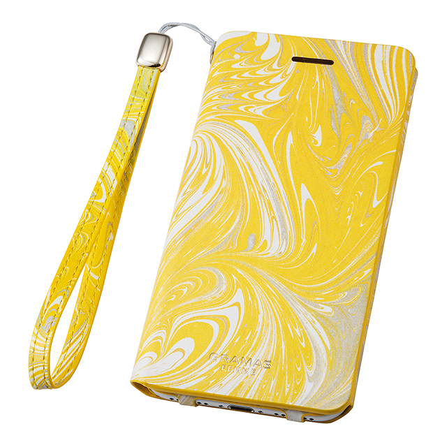【iPhone8/7 ケース】Flap Leather Case ”Mab” (Yellow)サブ画像