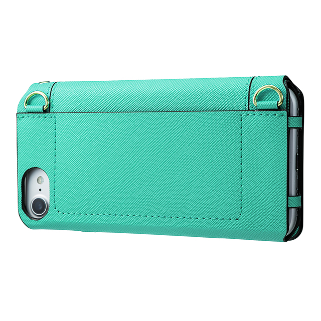 【iPhone8/7 ケース】Bag Type Leather Case ”Sac” (Turquoise)goods_nameサブ画像