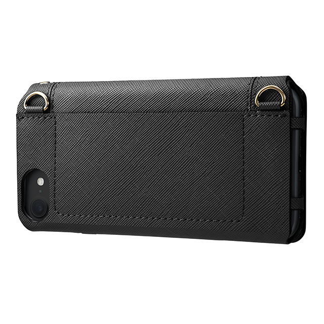 【iPhone8/7 ケース】Bag Type Leather Case ”Sac” (Black)goods_nameサブ画像