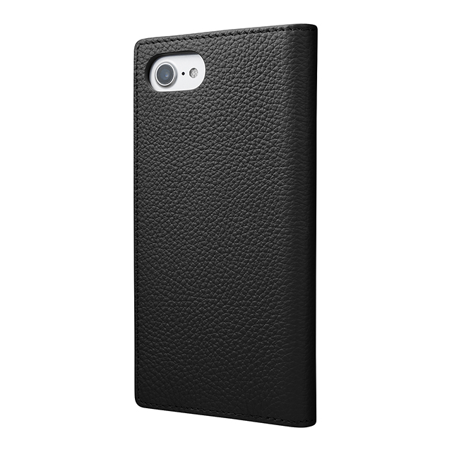 【iPhone8/7 ケース】Shrunken-calf Leather Case (Black)サブ画像