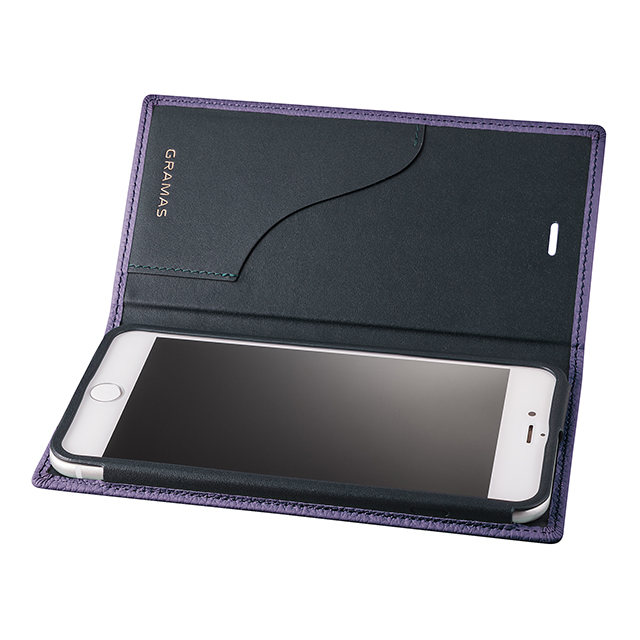 【iPhone8 Plus/7 Plus ケース】Shrunken-calf Leather Case (Purple)goods_nameサブ画像