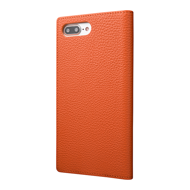 【iPhone8 Plus/7 Plus ケース】Shrunken-calf Leather Case (Orange)goods_nameサブ画像