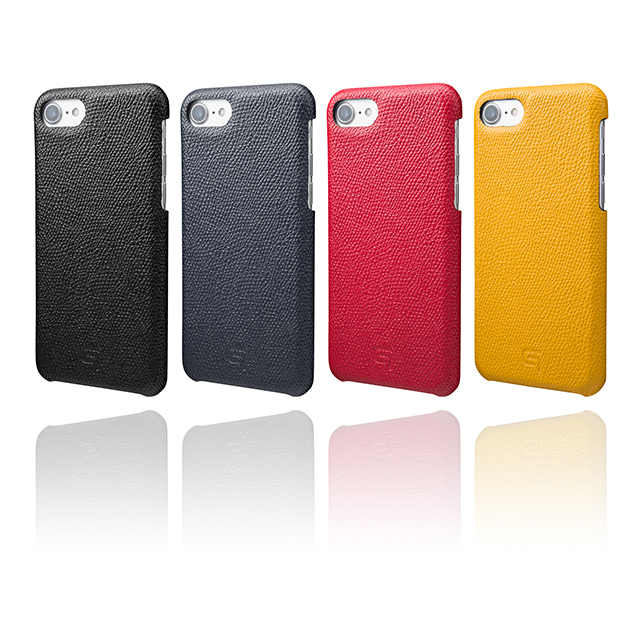 【iPhoneSE(第3/2世代)/8/7 ケース】Embossed Grain Leather Case (Red)goods_nameサブ画像